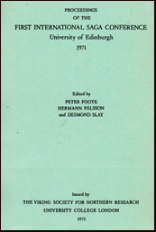 Proceedings of the first International Saga Conferenc # 18266