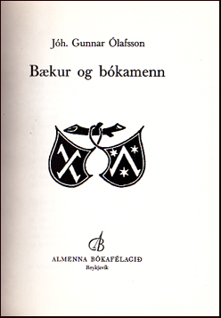 Bkur og bkamenn # 84919