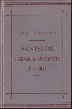 Snisbk slenskra bkmennta  19. ld # 19741