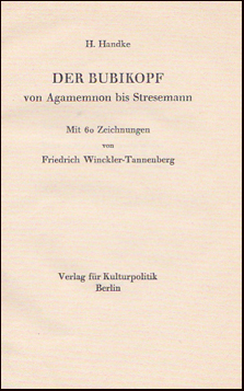 Der Bubikopf von Agamemnon bis Stresemann # 21016