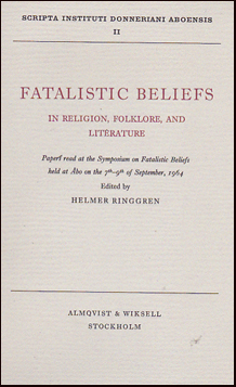 Fatalistic Beliefs in Religion, Floklore and Literature # 21356