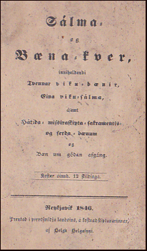 Slma- og Bna  Qver innihaldandi Tvennar viku bni # 21364