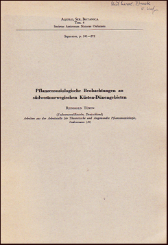 Pflanzensoziologische Beobachtungen an islndischen Dnengesellschaften # 21914