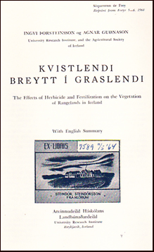 Kvistlendi breytt  graslendi # 21920