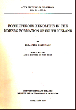 Fossiliferous xenoliths in the mberg formation of South Iceland # 21935