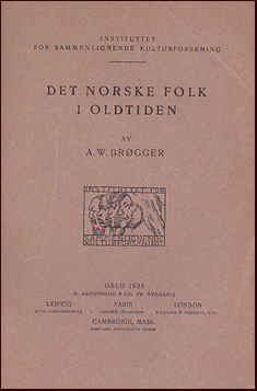 Det norske folk i oldtiden # 23125