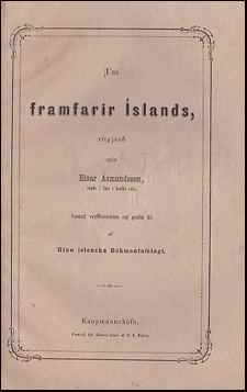 Um framfarir slands #24033