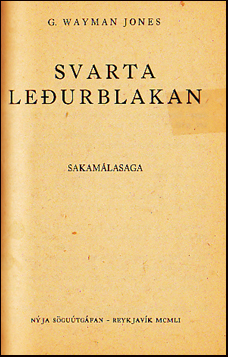 Svarta leurblakan # 23616