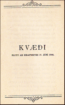 Kvi flutt a Hrafnseyri 17. Jn 1944 # 29950