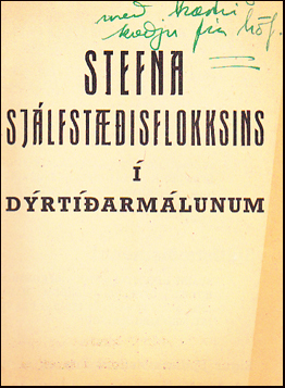 Stefna Aluflokksins  drtarmlunum # 24833