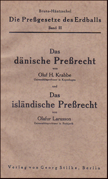 Das dnische Pressrecht # 25577