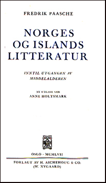 Norges og Islands Litteratur # 25902