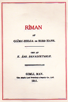 Rman af Glmu-Helga og hir hans # 26906