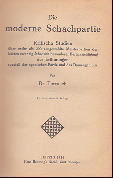 Die moderne Schachpartie Kritische Studien # 28864