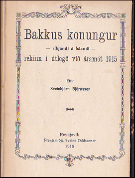 Bakkus konungur # 68297