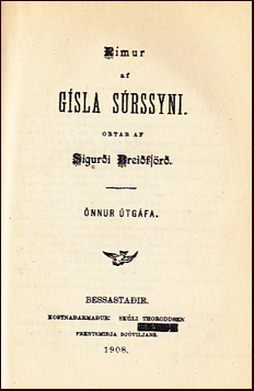 Nokkrar rmur bundnar saman  allgu bandi # 31117
