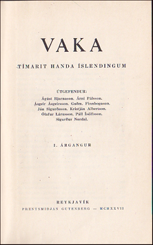 Vaka. Tmarit handa slendingum # 62064
