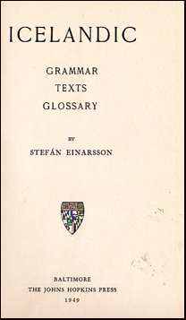 Icelandic. Grammar, texts and glossary # 35366