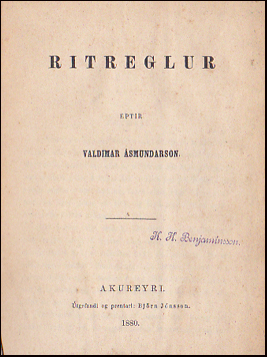 Ritreglur # 36674