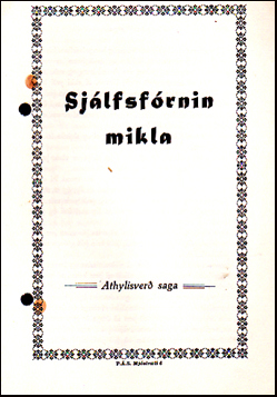 Sjlfsfrnin mikla # 37386