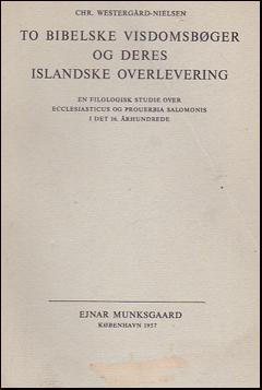 To bibelske visdomsbger # 37432