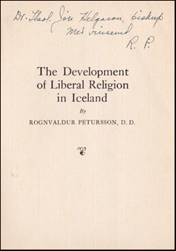 The Development of Liberal Religion in Iceland # 37686