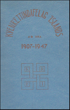 Kvenrttindaflag slands 40 ra # 37751