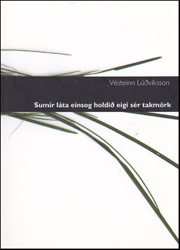 Sumir lta einsog holdi eigi sr takmrk # 37902