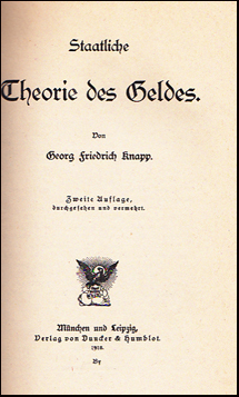 Staatliche Theorie des Geldes # 37974