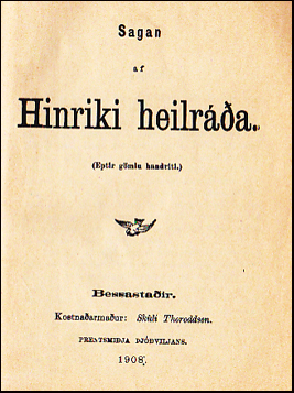 Hinrik heilráði - Hringur og Hringvarði - Ambales - Vilhjálmur sjóður # 39086