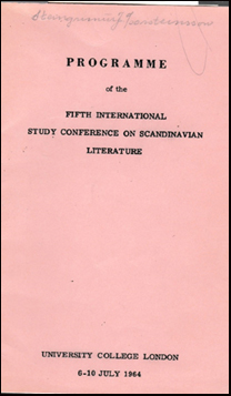 Programme of the Fifth International # 40004