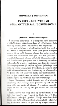 Fyrsta Akureyrarr sra Matthasar Jochumssonar # 40024