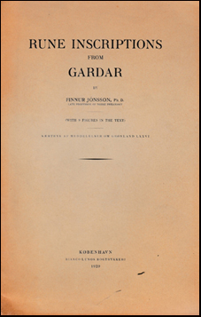 Rune Incriptions from Gardar # 40028