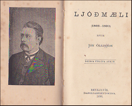 Ljóðmæli (1866-1893) eftir Jón Ólafsson # 41236