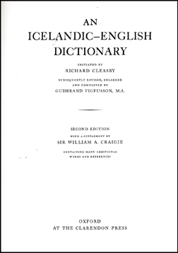 An Icelandic-English dictionary # 41874