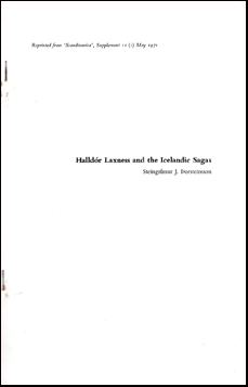 Halldr Laxness and the Icelandic Sagas # 48207
