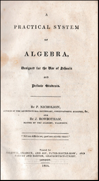 A Practical System of Algebra # 41974