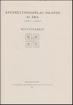 Kvenrttindaflag slands 40 ra # 52992