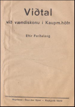 Vi�tal vi� v�ndiskonu � Kaupm.h�fn # 44101