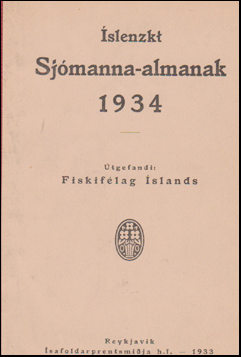 slenzkt Sjmanna-almanak 1934 # 44370