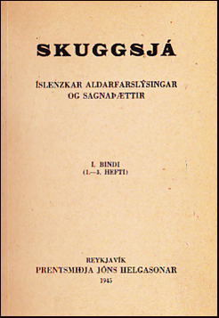 Skuggsj. slenskar aldarfarslsingar og sagnattir # 46496