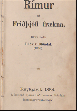 Rmur af Frijfi frkna # 47485