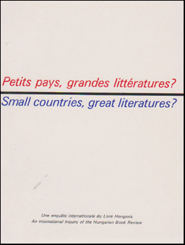 Petits pays, grandes littratures? # 47646