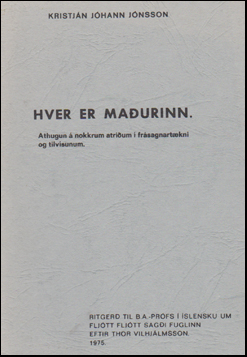 Hver er maurinn # 47893