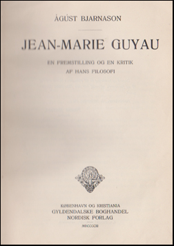 Jean-Marie Guyau # 48036