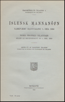slensk mannanfn samkvmt manntalinu 1. des 1910 # 48333