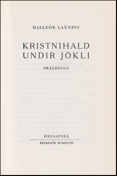 Kristnihald undir Jkli # 58496