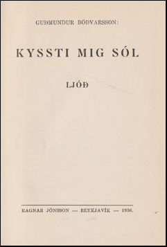 Kyssti mig sl # 48620