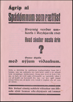 Hvernig verur umhorfs  Reykjavk 1943 # 49117