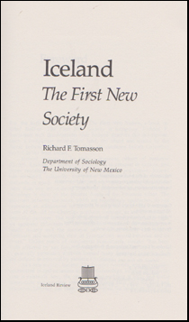 Iceland. The first new society # 50580